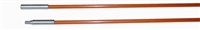 BES PCF210 3/16 Inch Plastic Coated Orange Replacement Rods - 6 Foot M/F