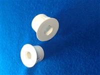 A-1.0  1" Diameter with 3/8" Hole, White Switch Collar/Recessed Adapter