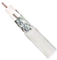 RG6 Single Bulk Cable (1000 ft, White)