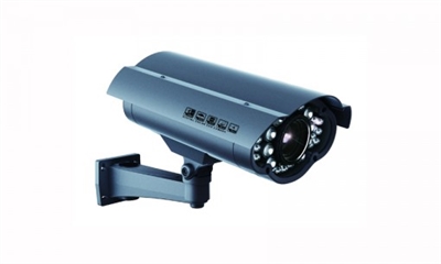 700TVL Vari-Focal Bullet Camera, 5-50mm, 260ft IR, Dual-Volt, Outdoor