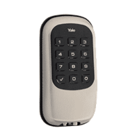 Yale YRD110-ZW-619 Key Free Push Button Deadbolt - Z-Wave - Satin Nickel