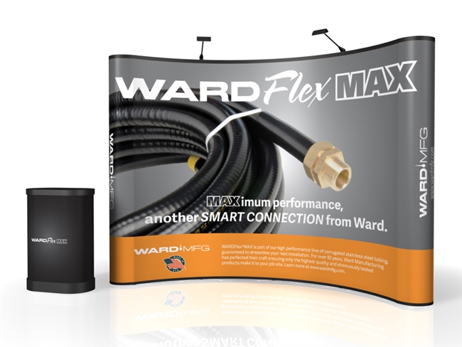 WARDFlex MAX Only Tradeshow Booth ---- 10' x 10'