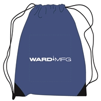 Ward MFG Drawstring Backpack, 14" x 18"