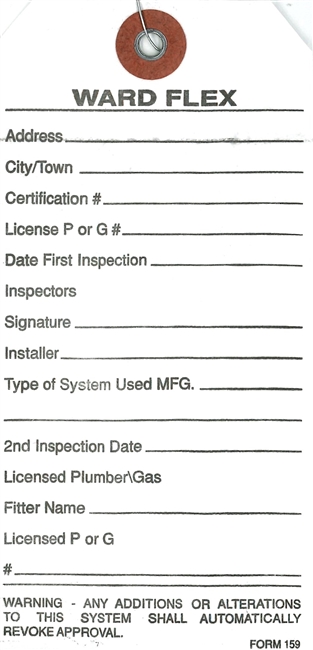 WardFlex Mass Meter Tags