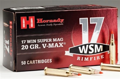 17 WSM Hornady 20gr Polymer Tip #100