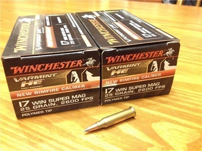 17 WSM SuperMag 25gr Varmint HE #100