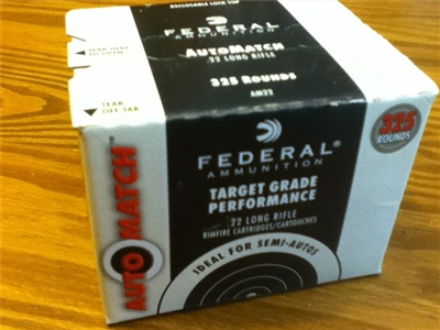 22 LR Federal 40gr AutoMatch - 325 rounds