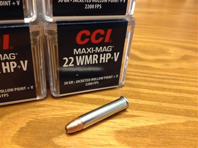 22 Magnum CCI 30gr HP+V - 100 rounds