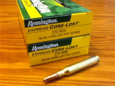 270 Win 130gr CoreLokt 40 rounds