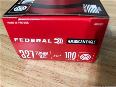 327 Federal Magnum 100gr JSP #50