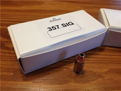 357 SIG 147gr JHP - #100 rounds