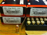 380 ACP ammunition 100gr FMJ REMAN #50 rounds