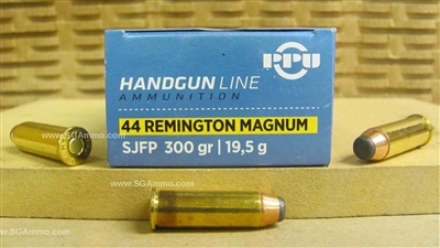 44 Magnum PPU 300gr SJFP Soft Point - #50 rounds