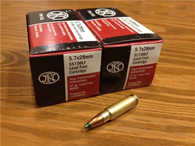 5.7x28 FNH 27gr Lead Free SS198LF #100