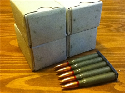 7.92x57 Mauser FMJ 150gr Military Surplus #80