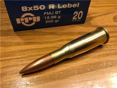 8mm Lebel 200gr FMJ Rifle 8x50R