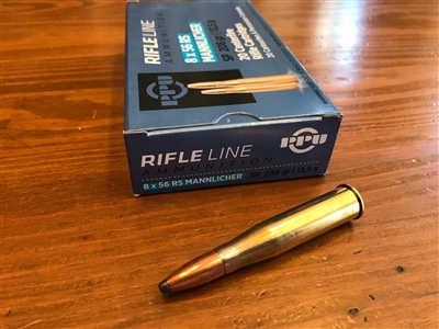 8mm Mannlicher 208gr SP Rifle 8x56 RS #20