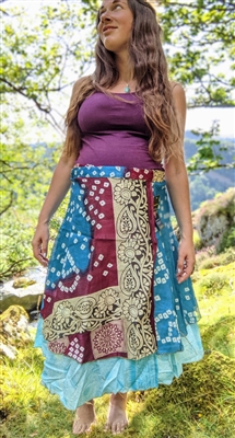 Magic Mid Wrap Skirts -VARIOUS COLOURS