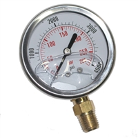 PRESSURE GAUGE 4000 PSI