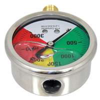 COLOR CODED PRESSURE GAUGE