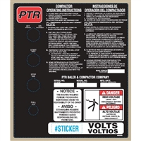 DECAL COMPACTOR OPERATING INSTRUCTIONS