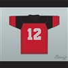 Vik De Palma 12 Blackfoot High School Red Football Jersey 1