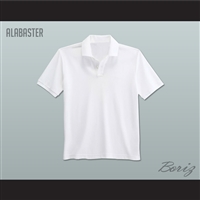 Men's Solid Color Alabaster Polo Shirt