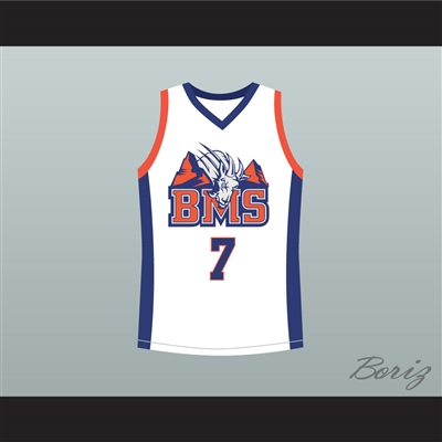 Alex Moran 7 Blue Mountain State Goats Basketball Jersey