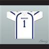 Paulie Anderson 1 Liberty Christian School Warriors White Football Jersey