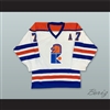 Andre Lacroix 7 WHA New Jersey Knights White Hockey Jersey