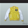 Bad Boy Entertainment Yellow and White Lab Leather Varsity Letterman Jacket