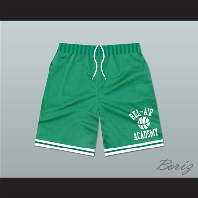 Fresh Prince Bel-Air Academy Basketball Shorts Green