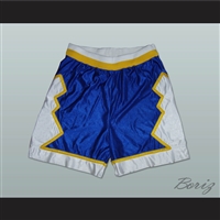 Blue White and Yellow Basketball Shorts