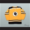 Cincinnati Junior Mohawks Yellow Tie Down Hockey Jersey