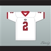 Coby Bryant 2 Glenville High School Tarblooders White Football Jersey 4