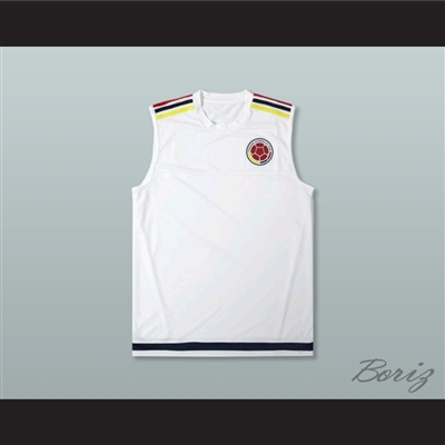 Colombia White Football Soccer Shirt Jersey