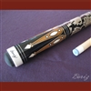 Boriz Billiards Laminated Snake Skin Grip Pool Cue Stick Original Inlay Artwork