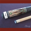 Boriz Billiards Linen Grip Pool Cue Stick Original Inlay Artwork