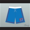 Doug Remer 17 Milwaukee Beers BASEketball Blue Basketball Shorts