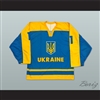 Fedotenko 11 Ukraine National Team Blue Hockey Jersey