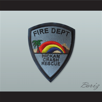 Set of 5 Fire Dept Hickam Crash Rescue Patches