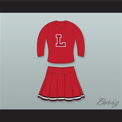 Jennifer Aniston Rachel Green High School 3/4 Sleeve Cheerleader Uniform Friends