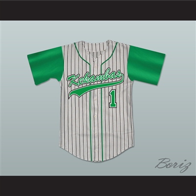 DeWayne Warren Jarius 'G-Baby' Evans 1 Kekambas Baseball Jersey Hardball