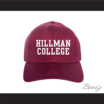 Hillman College Maroon Baseball Hat A Different World