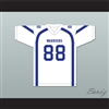 Jason Hardy 88 Liberty Christian School Warriors White Football Jersey