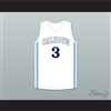 JD Davison 3 Calhoun High School Tigers White Basketball Jersey 1