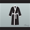 Jake Lamotta Black Satin Full Boxing Robe