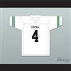 James Cook 4 Miami Central Senior High School Rockets White Football Jersey 4