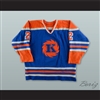 Jay Johnston 2 Fort Wayne Komets Blue Hockey Jersey