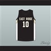 Kendall Brown 10 East Ridge High School Raptors Black Basketball Jersey 1